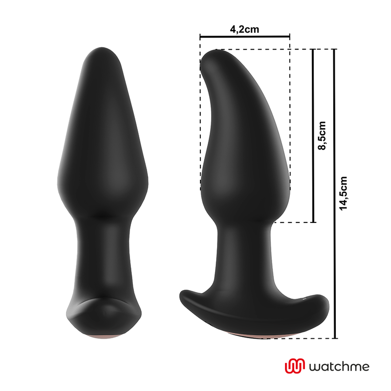 ANBIGUO - WATCHME REMOTE CONTROL ANAL PLUG VIBRATOR WITH ROTATION OF AMADEUS PEARLS - Image 4