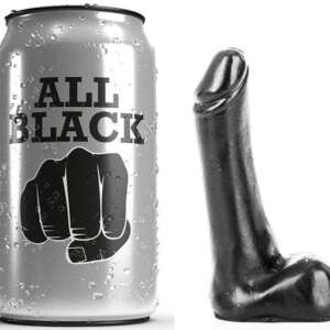 ALL BLACK - DILDO 9 CM