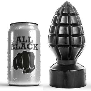 ALL BLACK - PLUG ANAL 14 CM