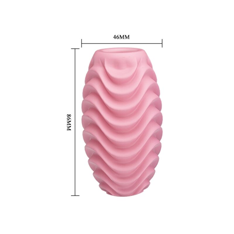 PRETTY LOVE - PINK DOUBLE SIDED MASTURBATOR EGG - Image 4