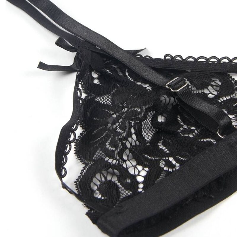 SUBBLIME SET - TRES PIEZAS SUJETADOR + LIGUERO + TANGA L/XL - Image 3