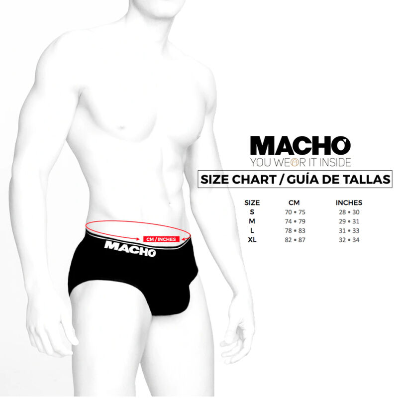 MACHO - MS24A CALZONCILLO BRIEF DARK AMARILLO L - Image 4