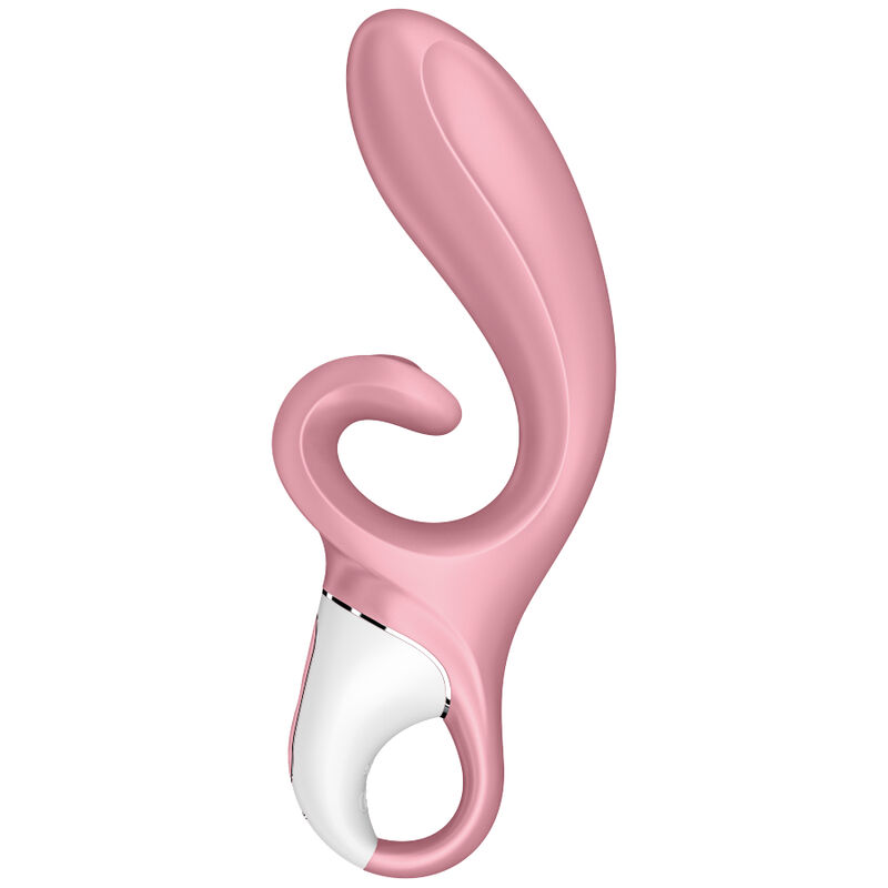 SATISFYER - HUG ME VIBRADOR RABBIT APP AZUL - Image 2