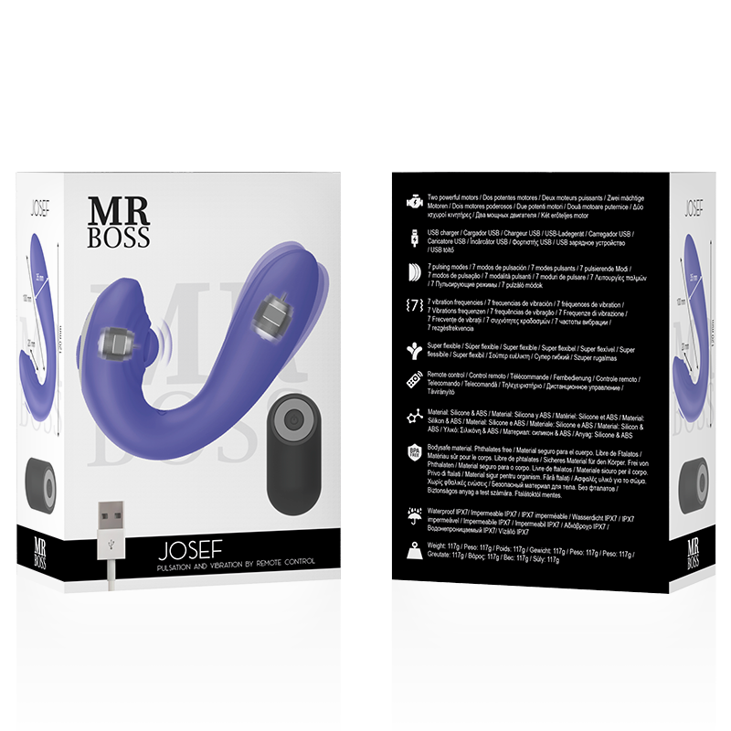 MR BOSS - JOSEF PULSATION VIBRATION REMOTE CONTROL FOR COUPLES - Image 2