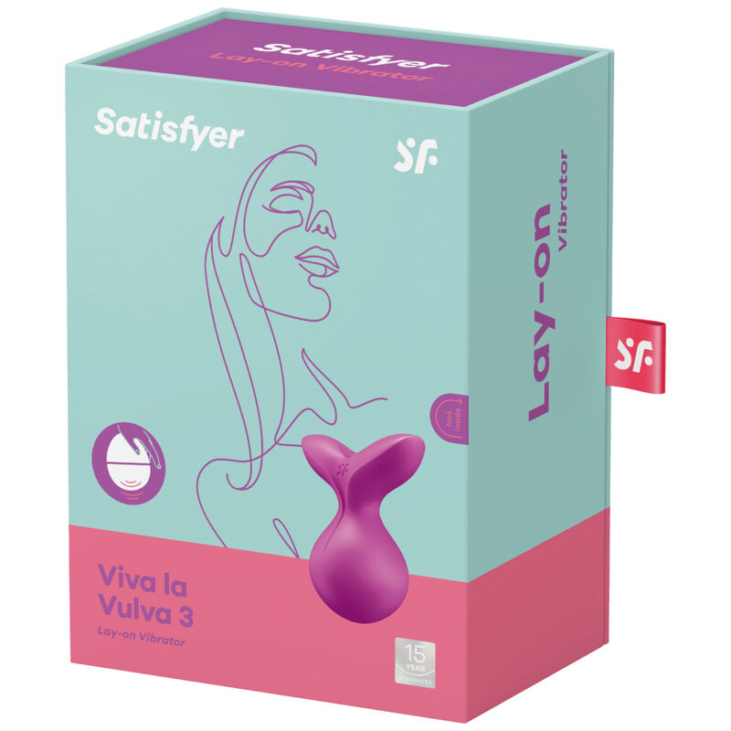 SATISFYER - VIVA LA VULVA 3 VIBRADOR LAY-ON VERDE - Image 4