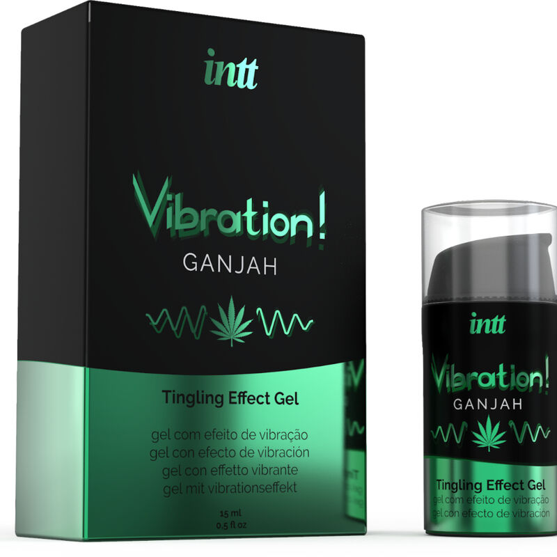 INTT - POWERFUL INTIMATE STIMULANT LIQUID VIBRATING GEL CANNABIS 15ML - Image 2