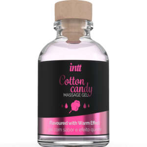 INTT MASSAGE ORAL SEX - MASSAGE GEL WITH COTTON CANDY FLAVOR AND HEATING EFFECT