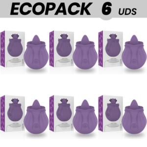 ECOPACK 6 UNITS - INTENSE VIOLET CLITORIS STIMULATOR 10 LILAC VIBRATIONS