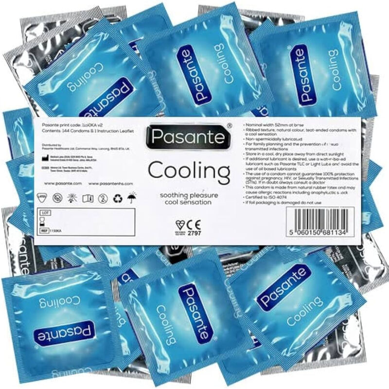 PASANTE - CONDOMS COOLING EFFECT BAG 144 UNITS - Image 3