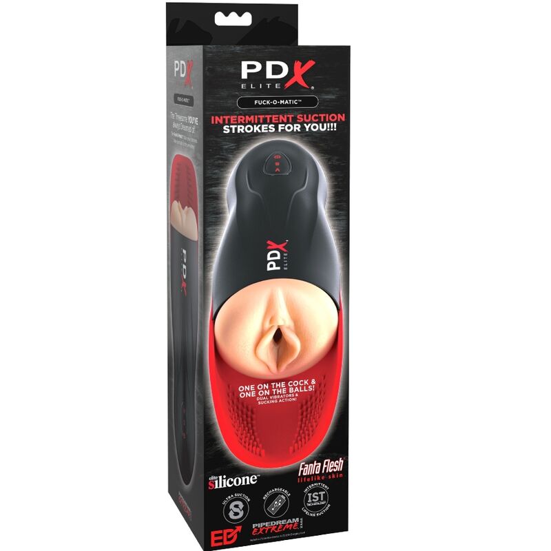 PDX ELITE - STROKER FUCK-O-MATIC VAGINA DOUBLE VIBRATION PENIS TESTICLES - Image 3