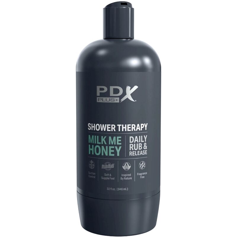 PDX PLUS - STROKER MASTURBATOR DISCREET DESIGN OF MILK ME HONEY SHAMPOO BOTTLE - Image 4