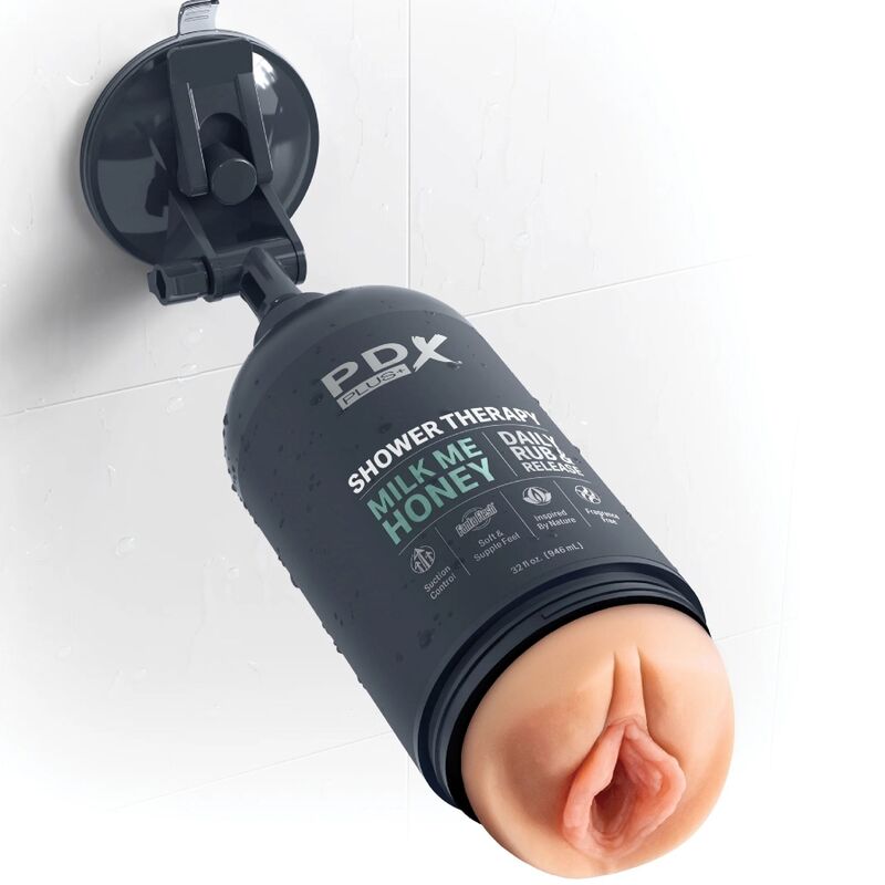 PDX PLUS - STROKER MASTURBATOR DISCREET DESIGN OF MILK ME HONEY SHAMPOO BOTTLE - Image 2