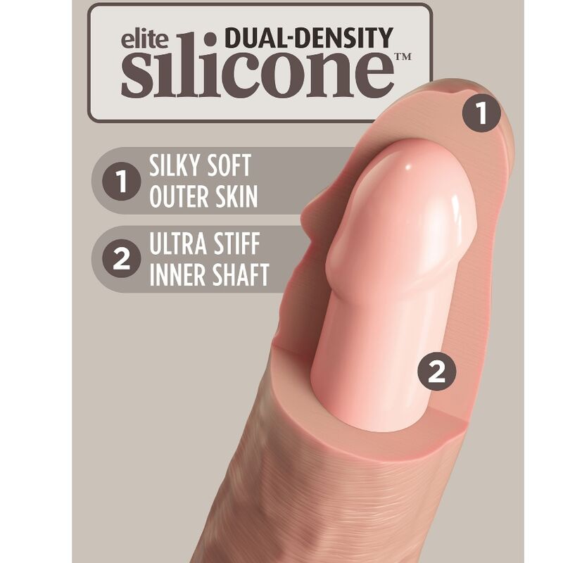 KING COCK - ELITE REALISTIC SILICONE DILDO 25.4 CM - Image 4