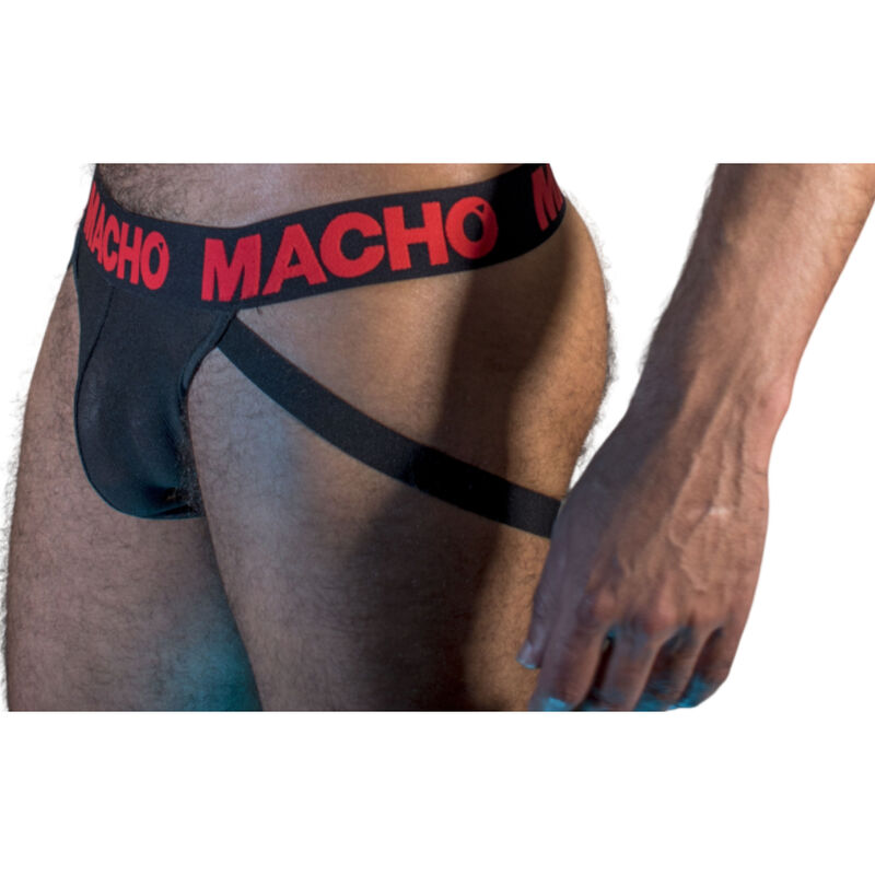 MACHO - MX26X2 JOCK NEGRO/ROJO XL - Image 2