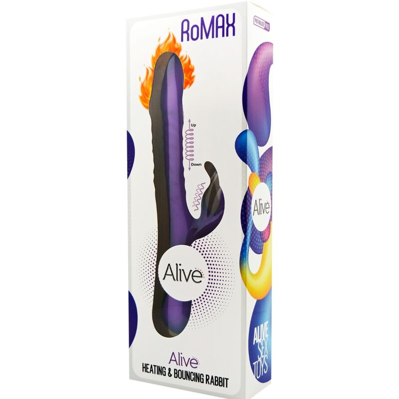 ALIVE - ROMAX VIBRATOR RABBIT SILICONE VIOLET - Image 5