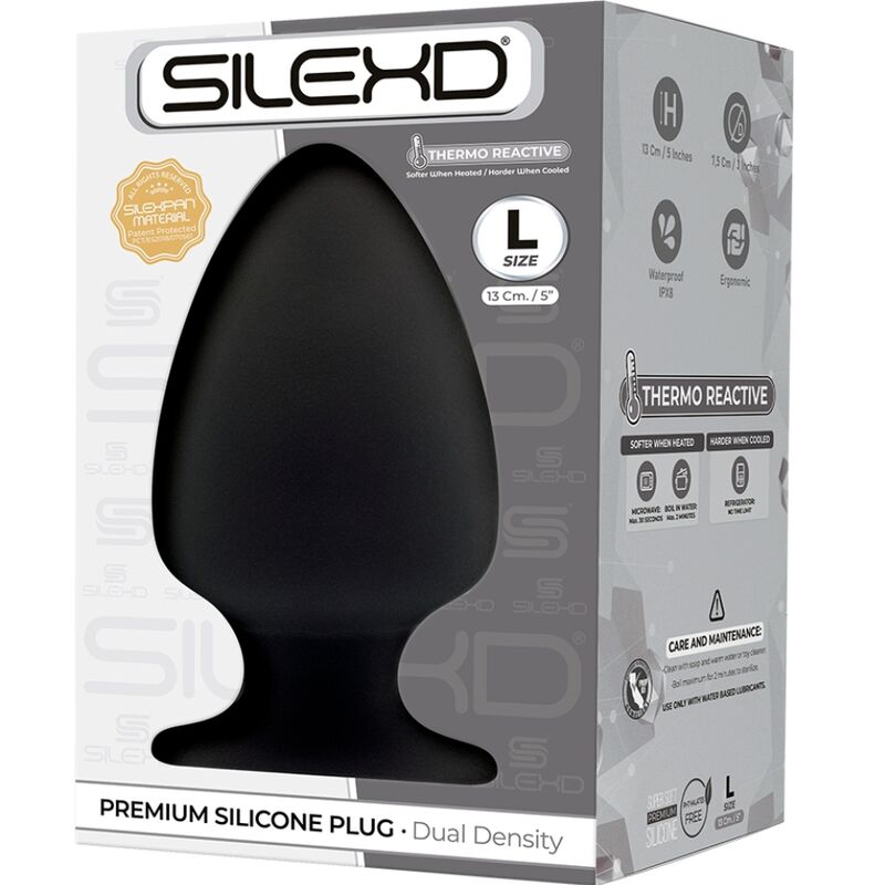 SILEXD - MODEL 1 ANAL PLUG PREMIUM SILEXPAN SILICONE PREMIUM THERMOREACTIVE SIZE L - Image 2