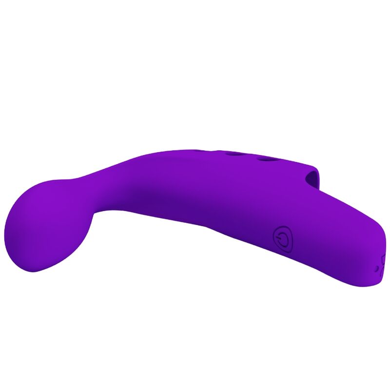 PRETTY LOVE - GORGON PURPLE RECHARGEABLE FINGER VIBRATOR - Image 5