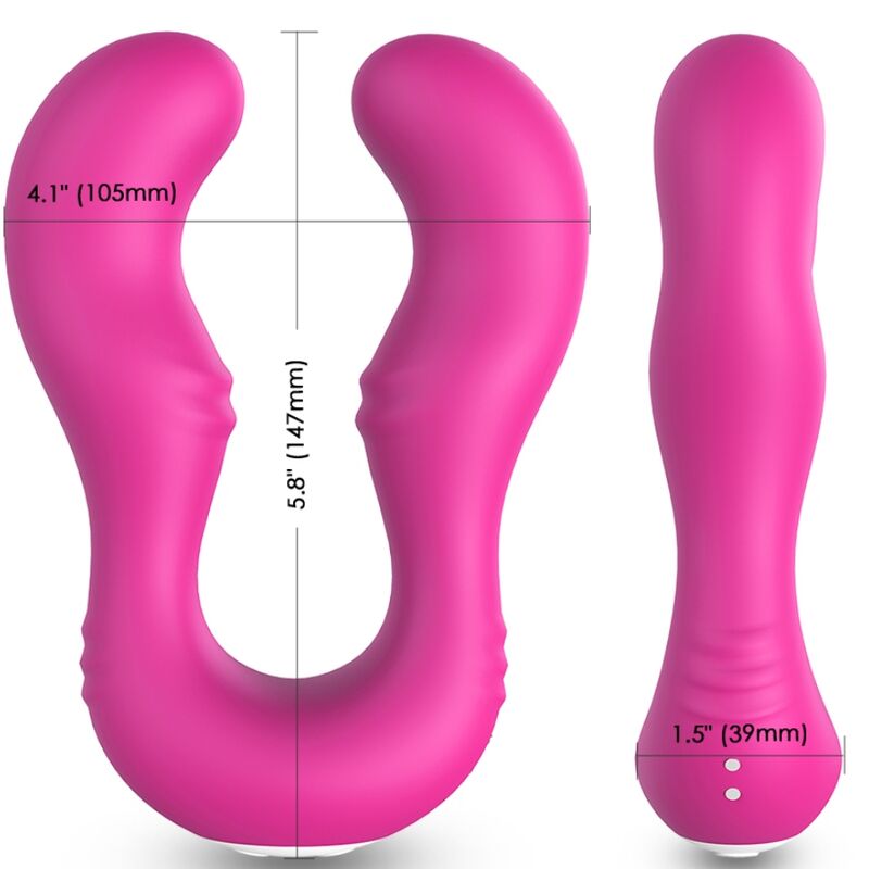 ARMONY - SERAPH VIBRATOR DOUBLE REMOTE CONTROL FUCHSIA - Image 3