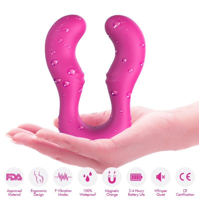 ARMONY - SERAPH VIBRATOR DOUBLE REMOTE CONTROL FUCHSIA - Image 4