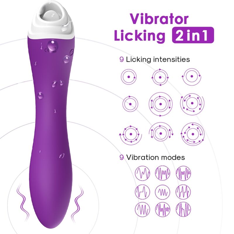 ARMONY - FAIRYLAND LICKING VIBRATING CLIT VIBRATOR PURPLE - Image 2