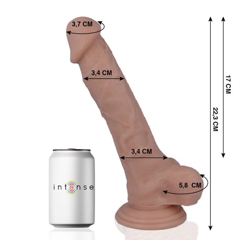 MR INTENSE - 28 REALISTIC COCK 22.3 CM -O- 3.4 CM - Image 2