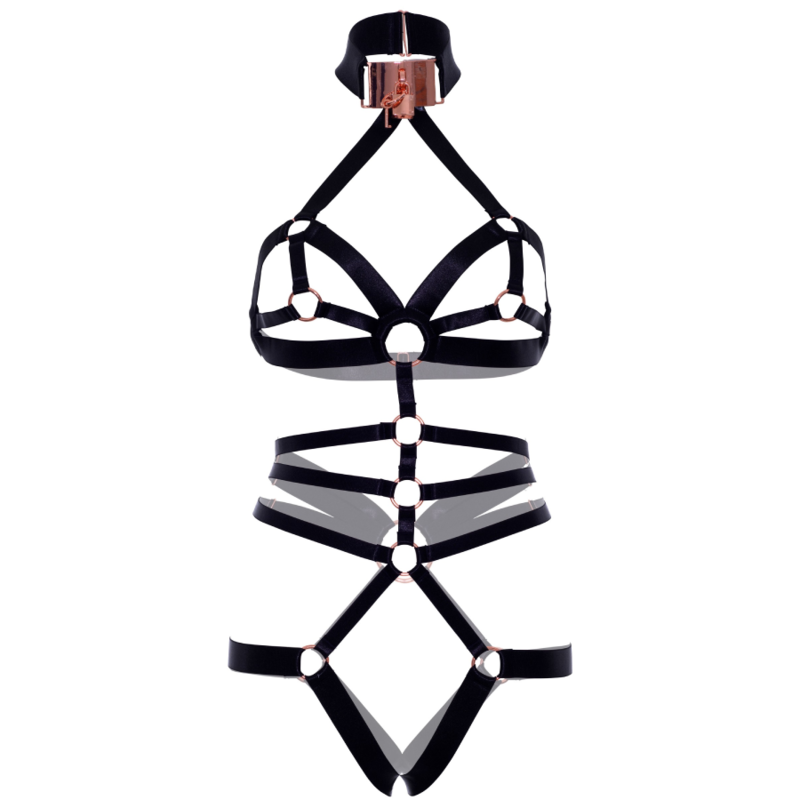 LEG AVENUE - CROTCHLESS ELASTIC BODY HARNESS - Image 5