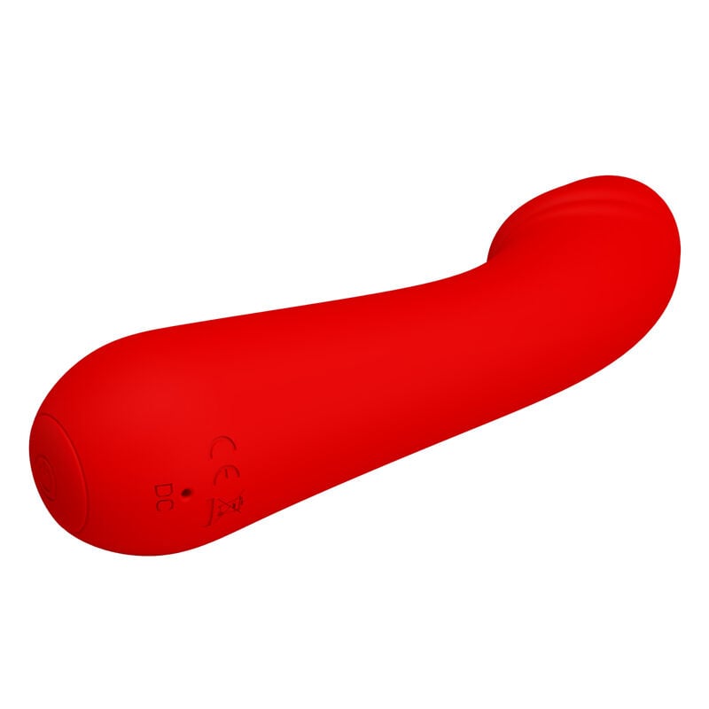 PRETTY LOVE - CETUS RECHARGEABLE VIBRATOR RED - Image 5