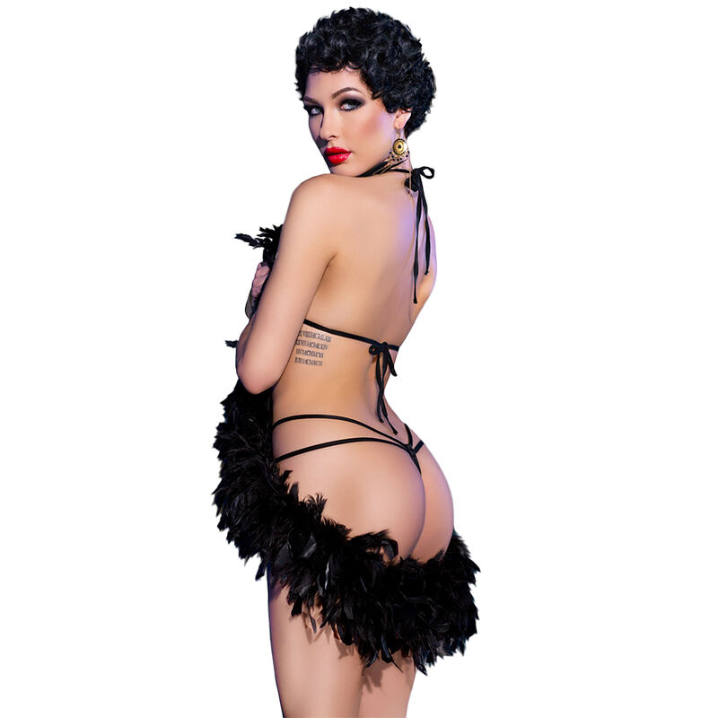 CHILIROSE - CR 4479 BODYSUIT CROTCHLESS BLUE S/M - Image 2