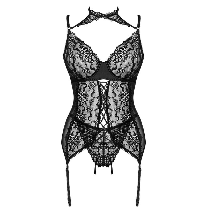 LIVCO CORSETTI FASHION - GIELLANDRA FOR THE SENSES COLLECTION CORSET + PANTY NEGRO - Image 3
