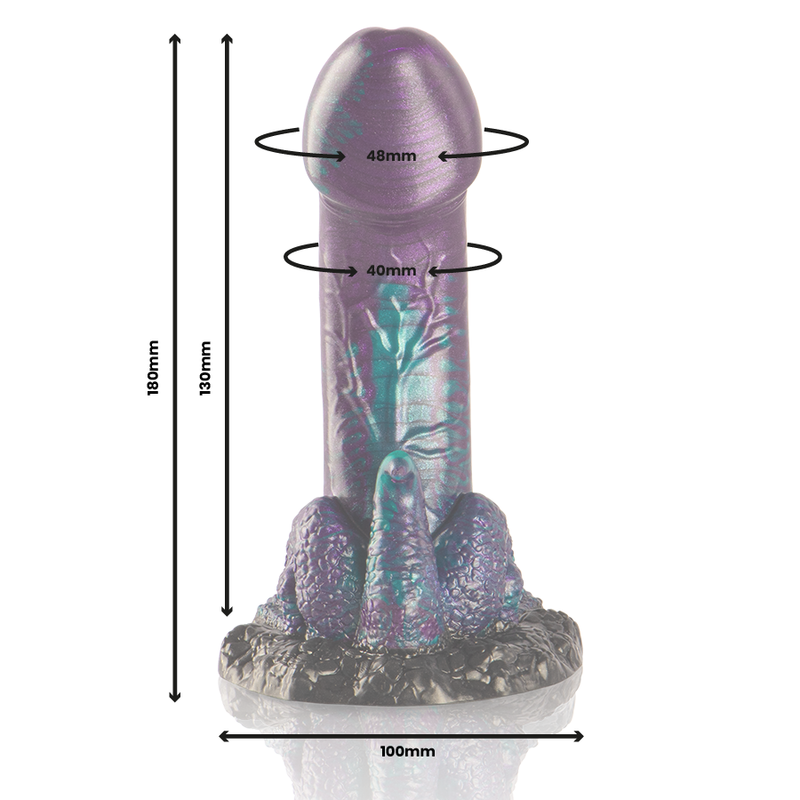 EPIC - BASILISK DILDO DOUBLE SCALY PLEASURE SMALL SIZE - Image 2