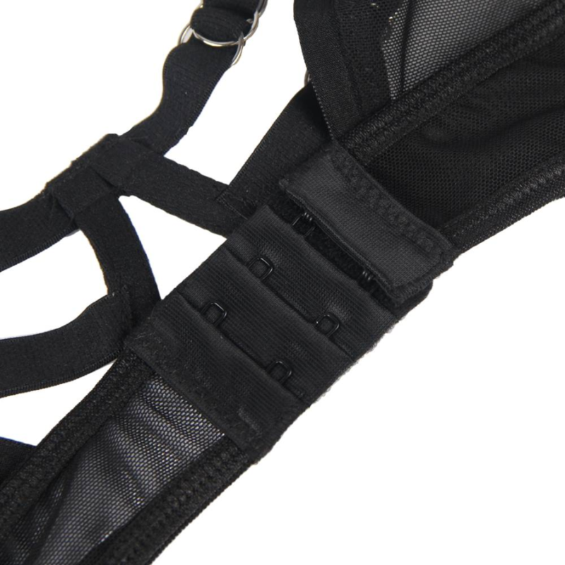 SUBBLIME - TWO PIECE SET OF TRANSPARENCY BRA AND S/M STRIPS - Image 3