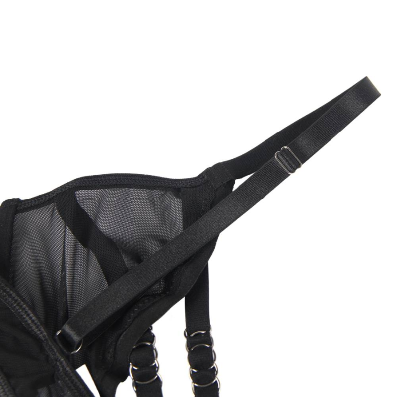 SUBBLIME - TWO PIECE SET OF TRANSPARENCY BRA AND S/M STRIPS - Image 4