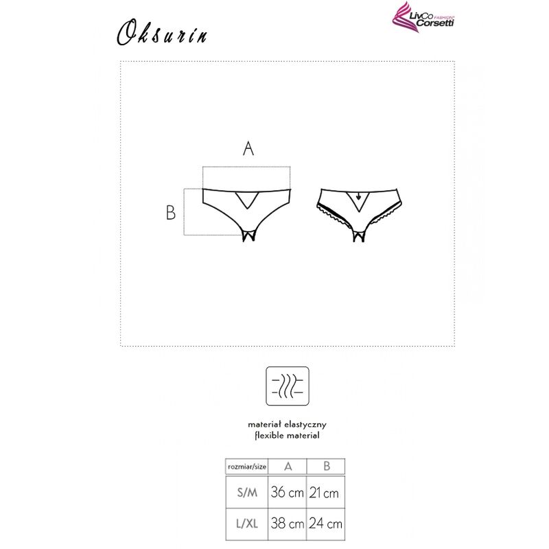 LIVCO CORSETTI FASHION - OKSURIN PANTY CON APERTURA NEGRO - Image 5