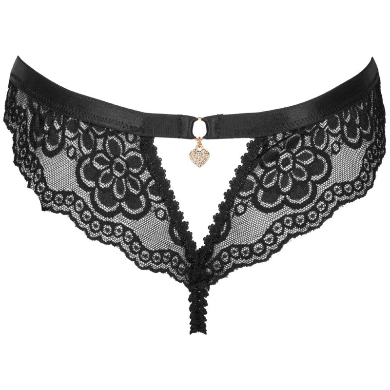 LIVCO CORSETTI FASHION - OKSURIN PANTY CON APERTURA NEGRO - Image 4