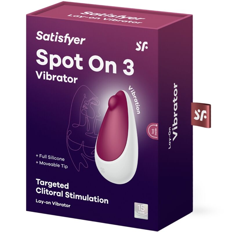 SATISFYER - SPOT ON 3 CLITORIS STIMULATOR BERRY - Image 5
