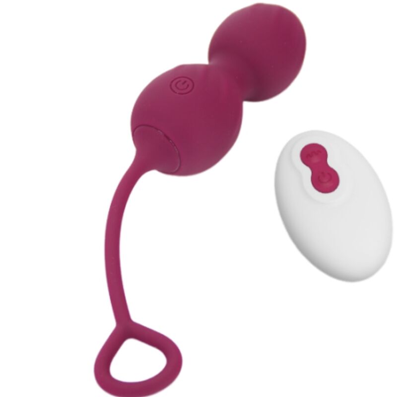 ARMONY - BLOSSOMS VAGINAL DUMBBELL VIBRATION REMOTE CONTROL 10 VIBRATIONS DARK RED - Image 2