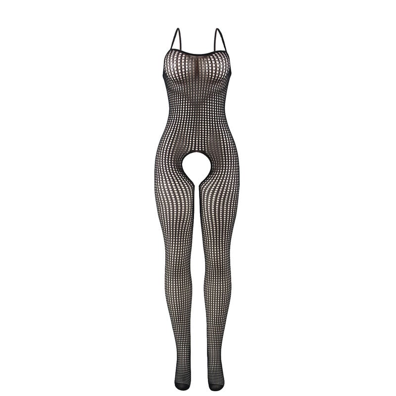 SUBBLIME - 951726 BLACK ELASTIC FISHNET CROTCHLESS BODYSTOCKING ONE SIZE - Image 4