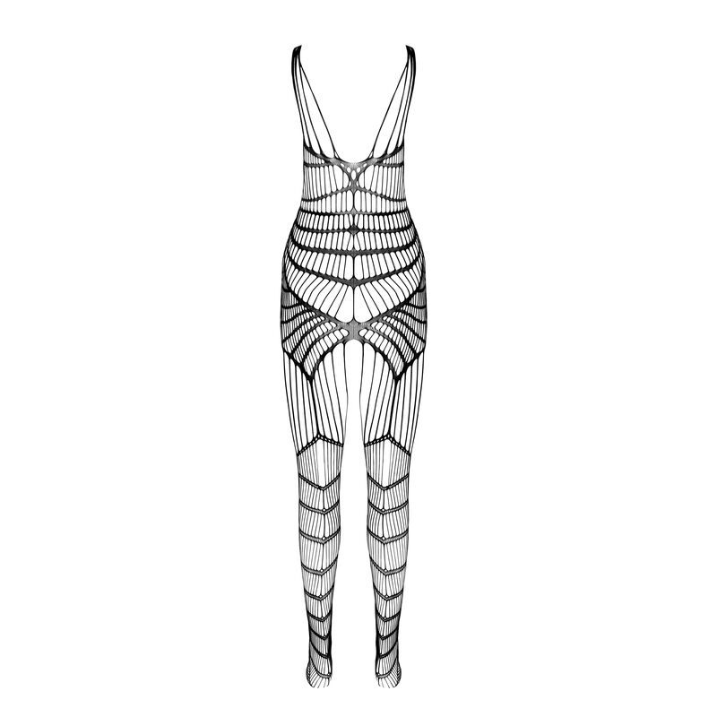PASSION - BS 102 BODYSTOCKING BLACK ONE SIZE - Image 4