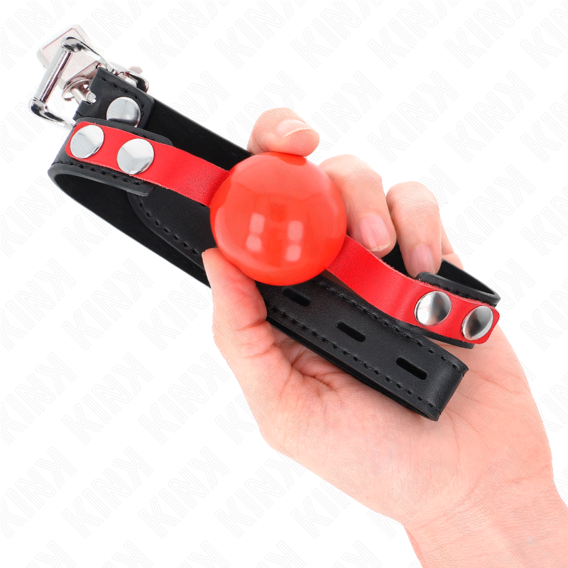 KINK - SOFT TPE BALL 4 CM GAG MODEL 4 60 x 2 CM ADJUSTABLE 37-52 CM - Image 4