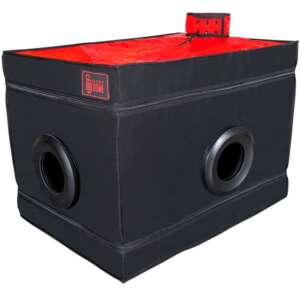 SECRET DOME - KINK CLUB LA NICHE CABIN BLACK  RED