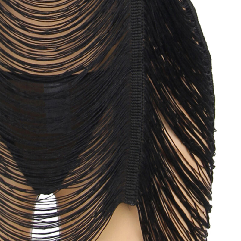 SUBBLIME - 954222 STRAPPY DRESS + THONG BLACK S/M - Image 4