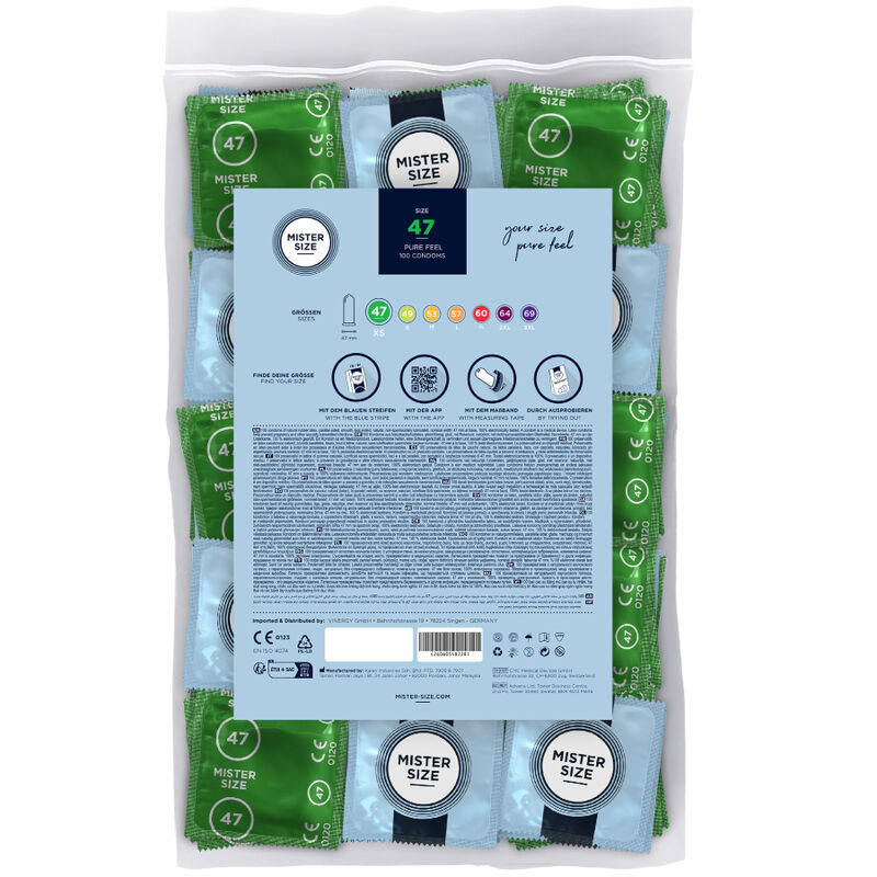 MISTER SIZE - CONDOM SIZE XS 47 MM (100 UNITS) - Image 2