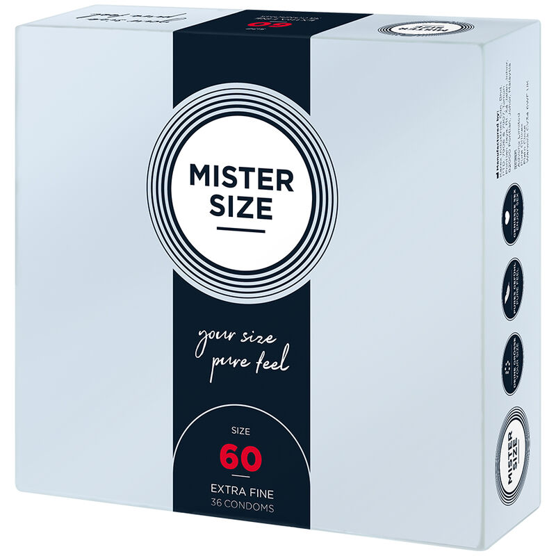 MISTER SIZE - CONDOM SIZE XL 60 MM (36 UNITS) - Image 2