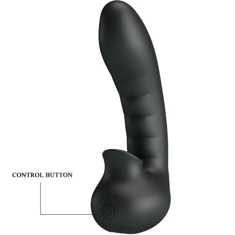 PRETTY LOVE - HOBGOBLIN VIBRATING FINGER CASE 12 VIBRATIONS + CLITORIS STIMULATOR BLACK - Image 5