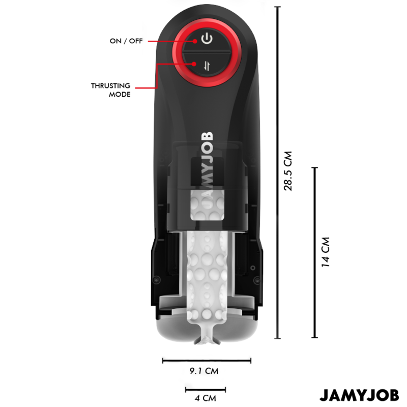 JAMYJOB - GRAVITY AUTOMATIC VAGINA MASTURBATOR 5 THRUSTING MODES AND SOUND EFFECT - Image 3