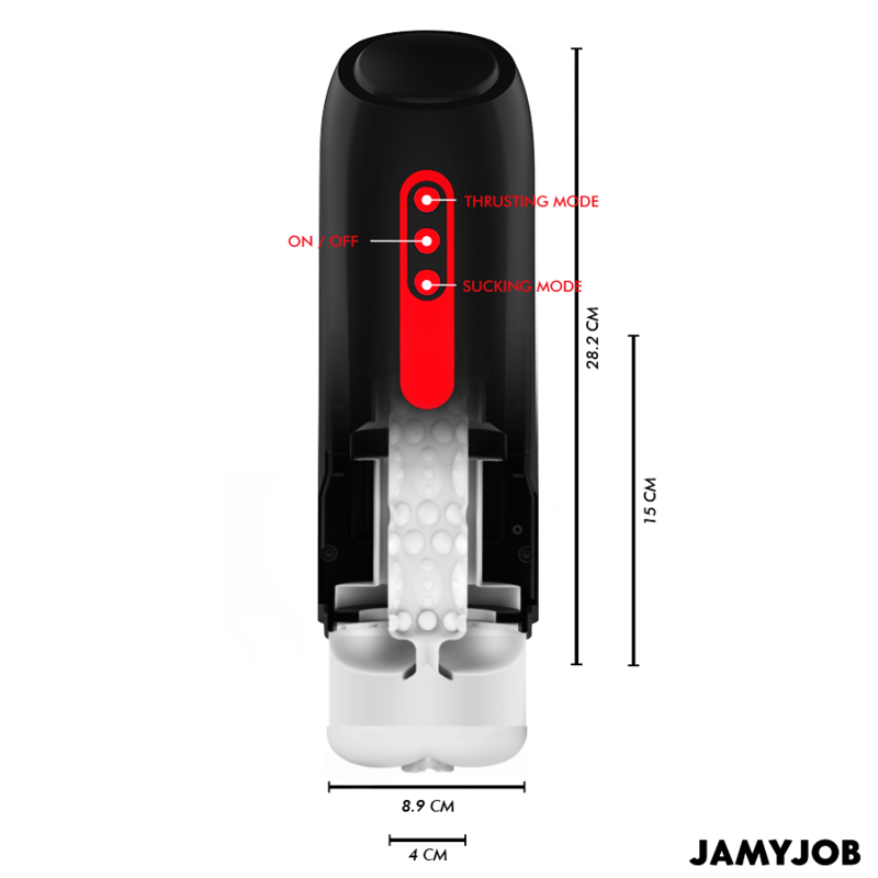 JAMYJOB - PHANTOM AUTOMATIC VAGINA MASTURBATOR 5 SUCTION AND THRUST MODES - Image 4