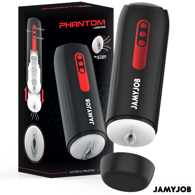 JAMYJOB - PHANTOM AUTOMATIC VAGINA MASTURBATOR 5 SUCTION AND THRUST MODES - Image 2