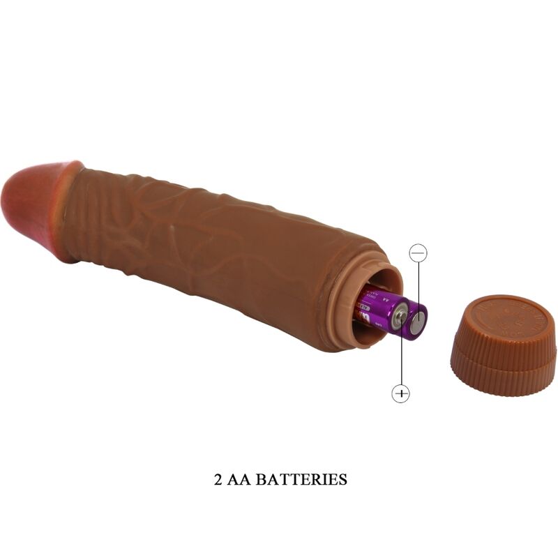 BAILE - JEFF REALISTIC VIBRATOR 19.5 CM MULATTO - Image 4
