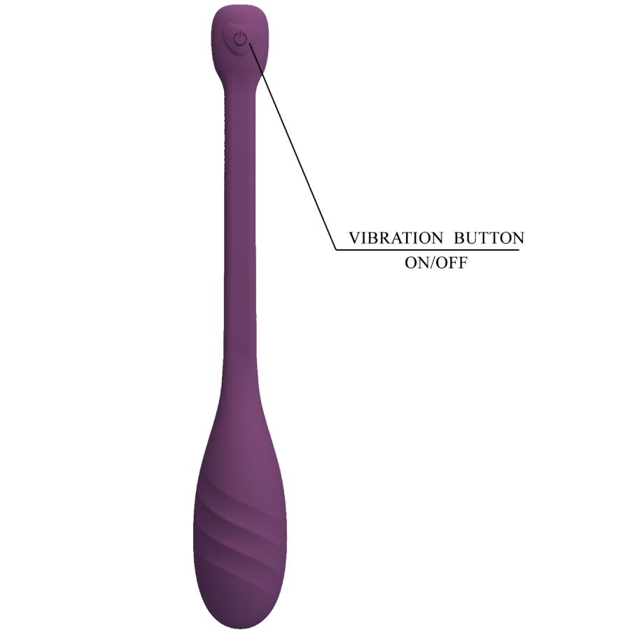 PRETTY LOVE - LEVIATHAN APP CONTROLLED VIBRATOR PURPLE - Image 5