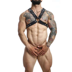 MOB - DNGEON BLACK CHAIN HARNESS ONE SIZE X